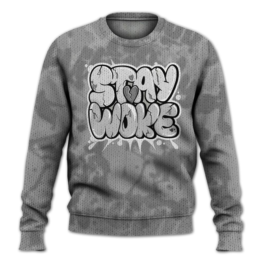 Knitted Sweater To Match Black Wolf Grey 12s - Stay And Woken Street