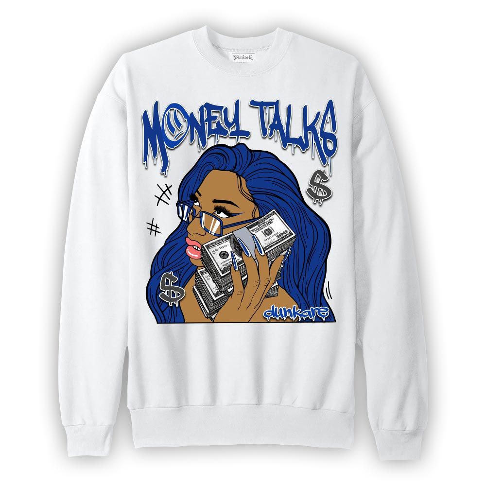 Sweatshirt To match Air Foamposite One Royal Sweatshirt - Money Talks Unique Graphic
