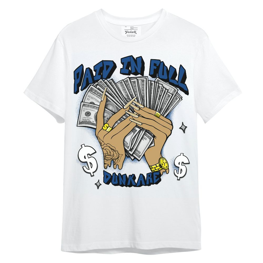 Shirt To Match Air Ship Royal Blue - Paid In Full Unisex Shirt