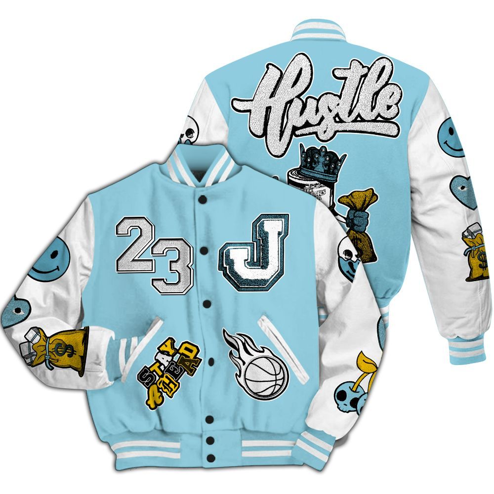 Varsity Jacket To Match Dunk High Homer Simpson - Hustles Money Number 23 All Over Print