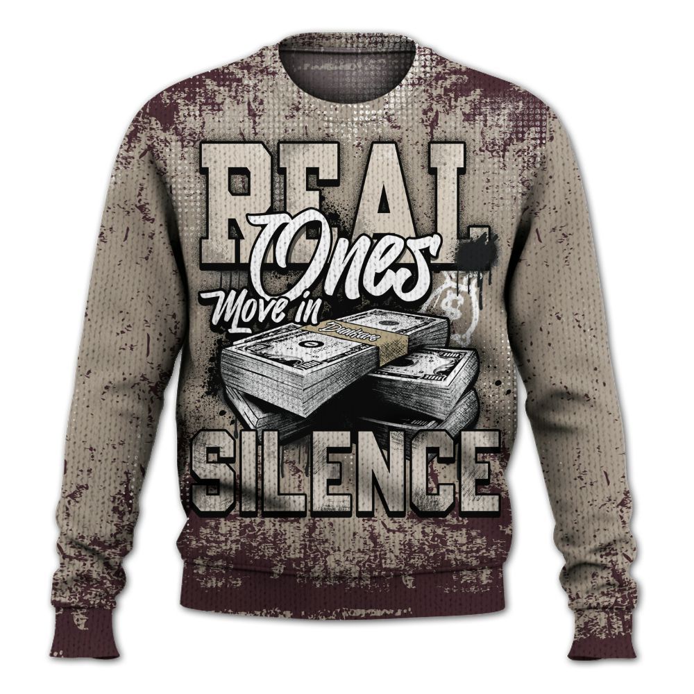 Knitted Sweater To Match AMM Retro Phantom 4s - Move In Silence Money Street Retro