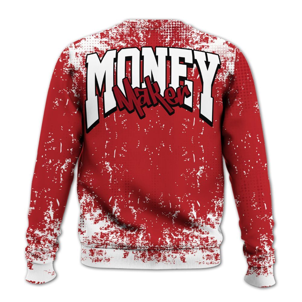 Sweatshirt To Match Retro Cherry 12s - Move In Silence Money Street Retro All Over Print