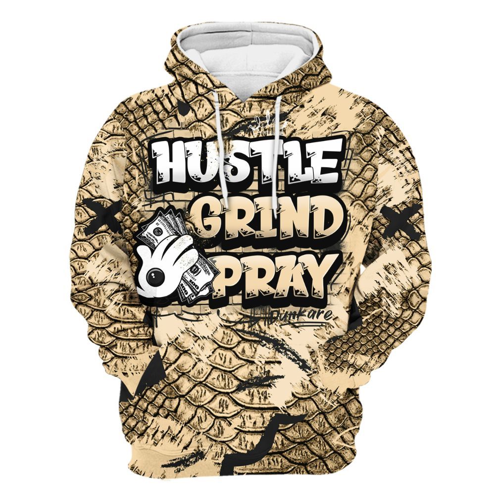Hoodie To Match Kobe 9 EM Mambacita - Hustle Grind Pray Retro All Over Print