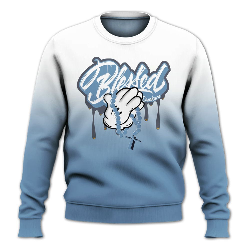 Sweatshirt To Match High OG First In Flight 1s - God Blessed Drip All Over Print