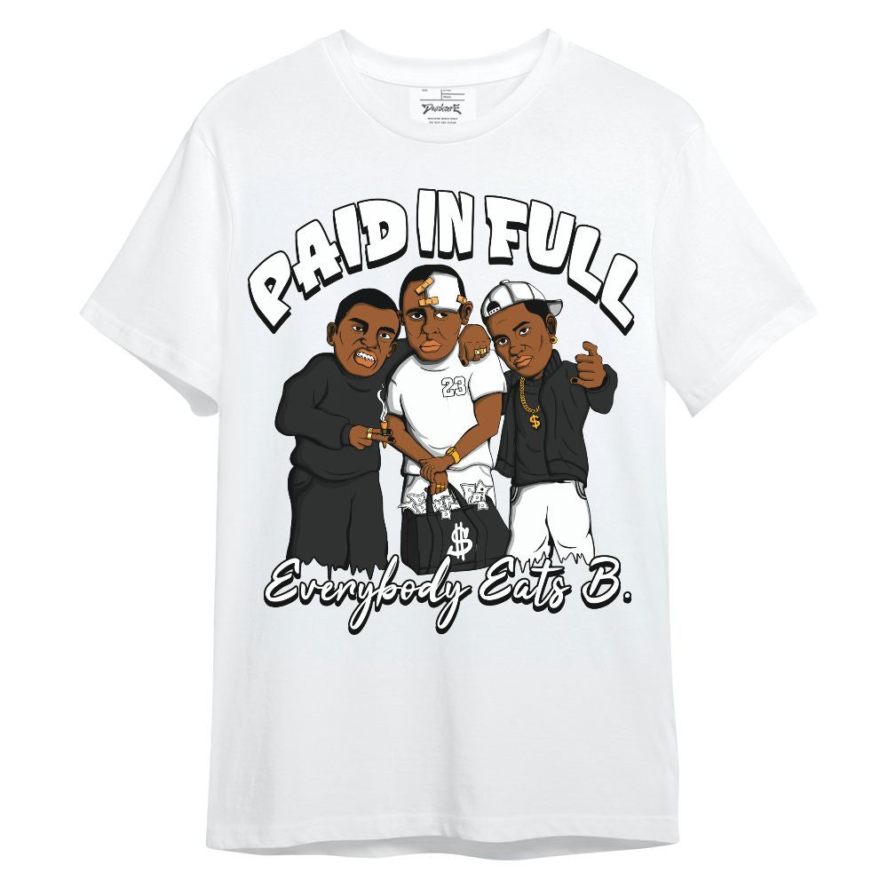 Shirt To Match Black Cat NET 4s - Everybody Paid In Full Graphic Unisex Shirt