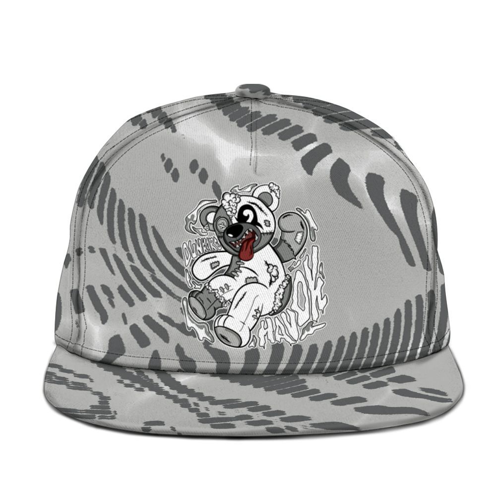 Snapback To Match Retro Wet Cement 4s - Havok Bear Graphic