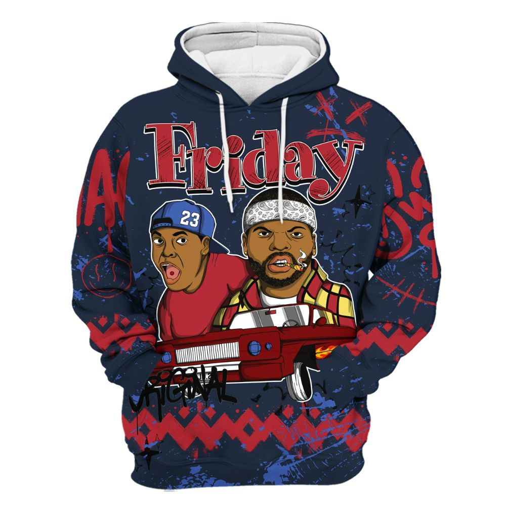 Hoodie To Match Dunk Low COJP What The 2024 - Friday Sneaker Crayon All Over Print