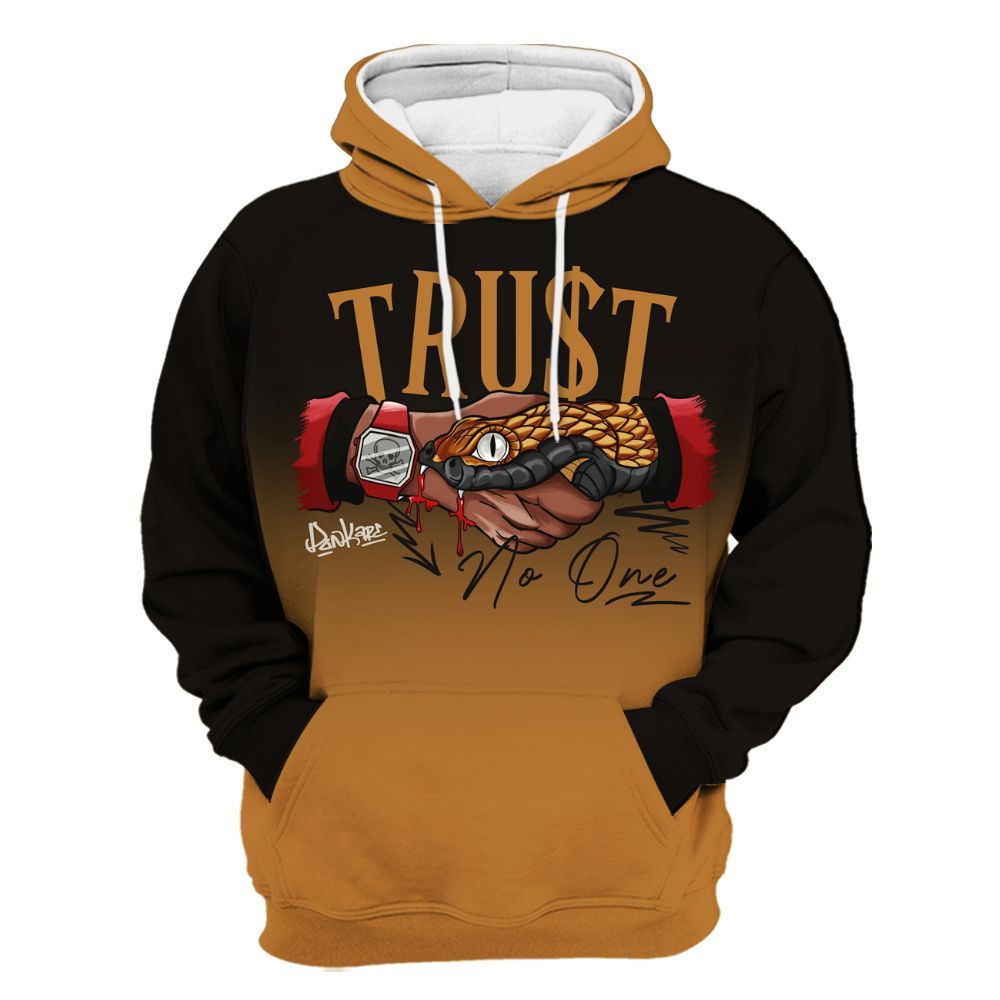 Hoodie To Match Air Max Plus Sunset Swarovski - Snake Trust No One Drip All Over Print