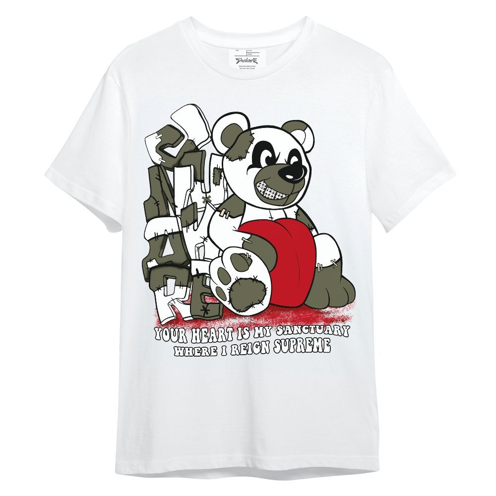 Shirt To Match Low OG Medium Olive 1s - Possession Bear Shirt Unisex Oufit Unisex Shirt