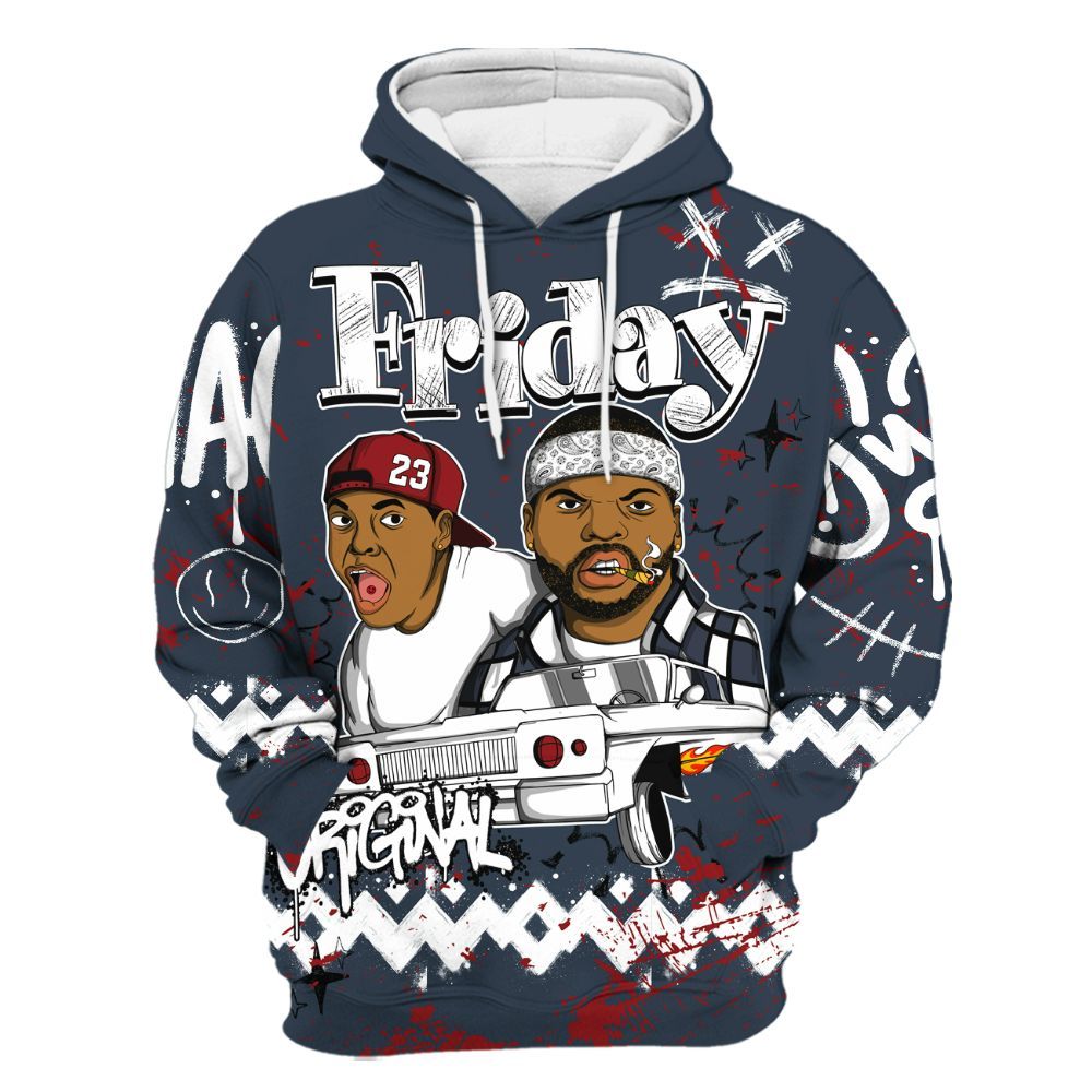 Hoodie To Match Retro Olympic 6s - Friday Sneaker Crayon All Over Print