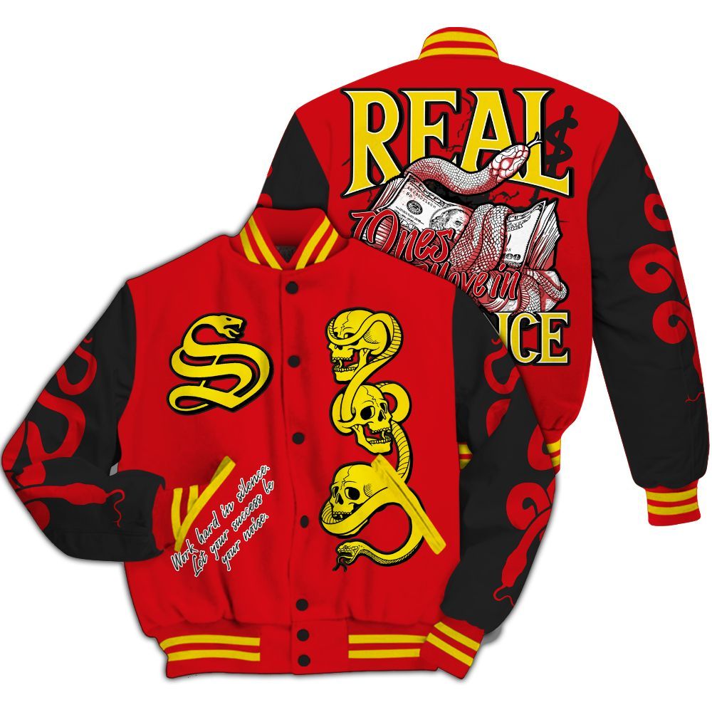 Varsity Jacket To Match Ferrari 14s - Snake Move In Silence.psb All Over Print