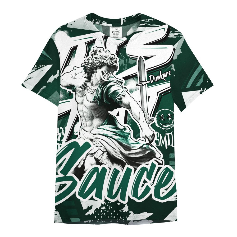 Shirt To Match Oxidized Green 4s - This That Sauce Retro All Over Print