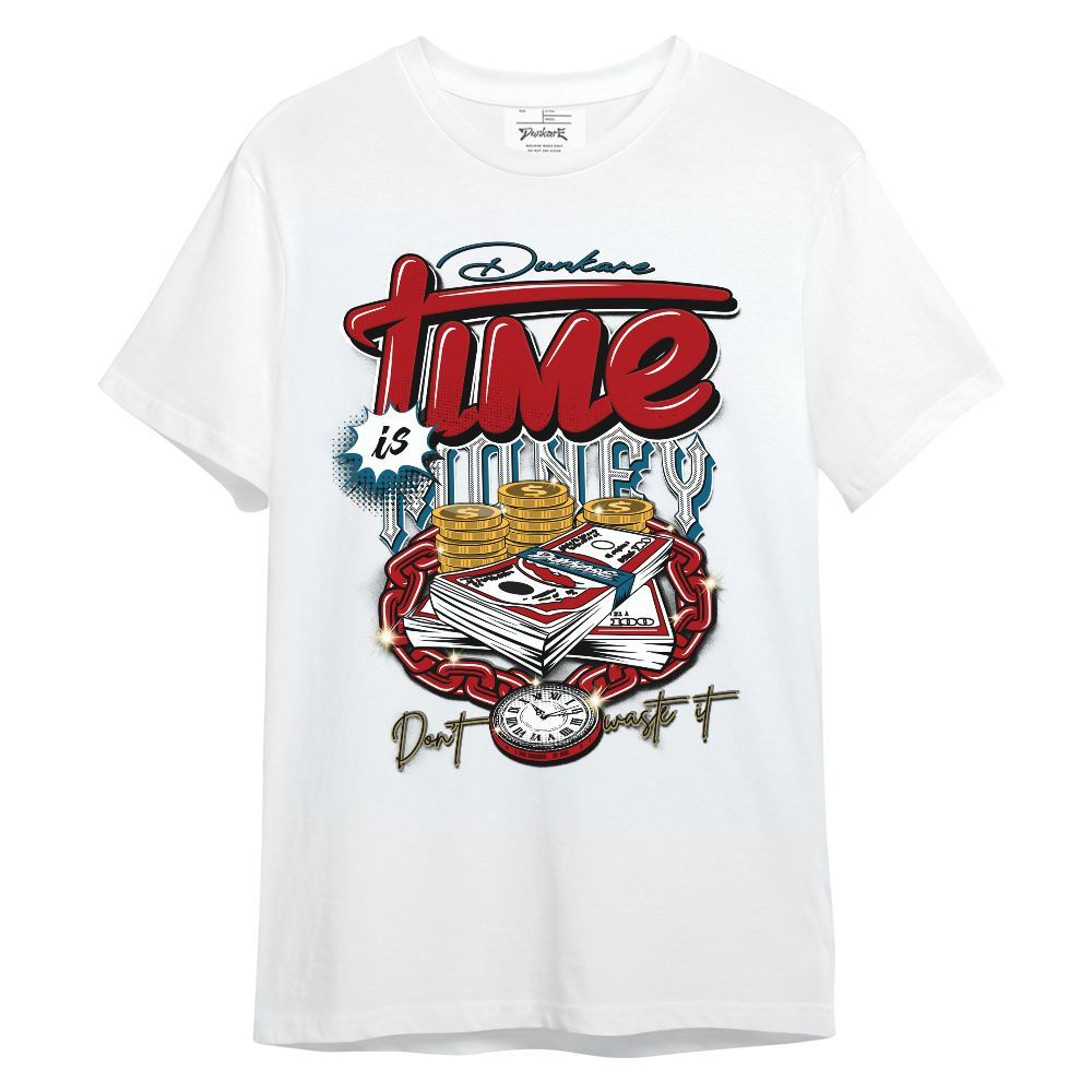 Shirt To Match OG Varsity Red 17s - Time Is Money Unisex Shirt