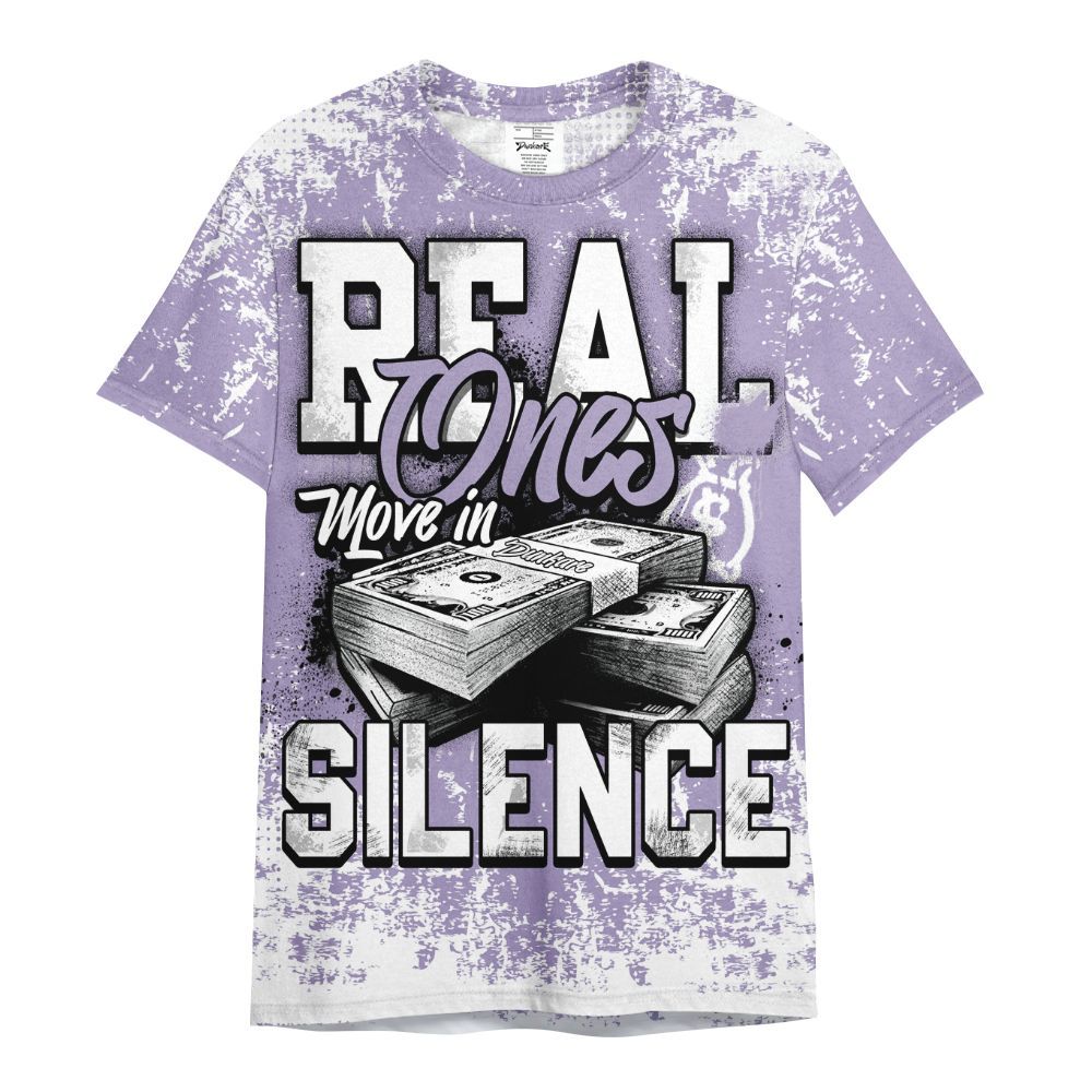 Shirt To Match Low Pure Violet 11s - Move In Silence Money Street Retro All Over Print