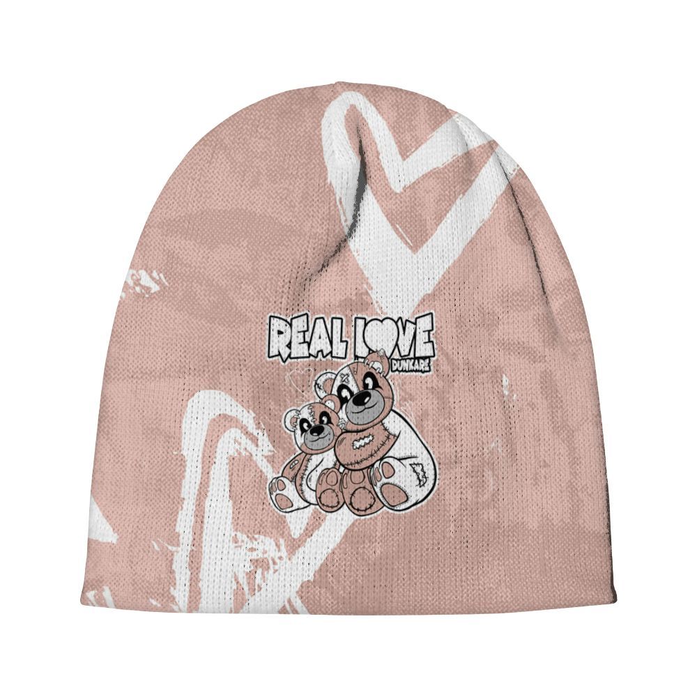 Beanie Hat To Match Low Legend Pink 11s - Sincere Fondness Bear Graphic