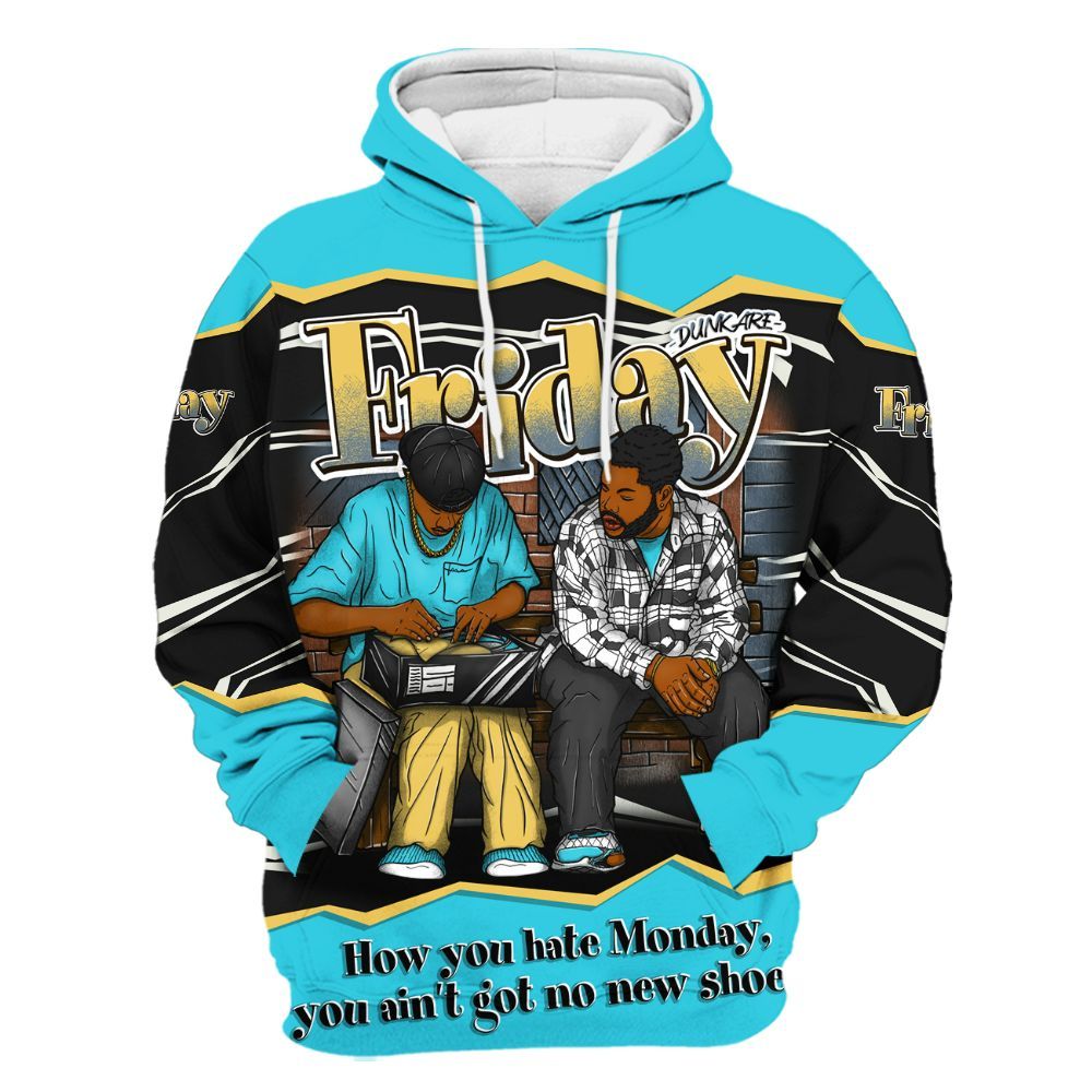 Hoodie To Match Retro Gamma Blue 11s - Friday Movie 90s TV All Over Print