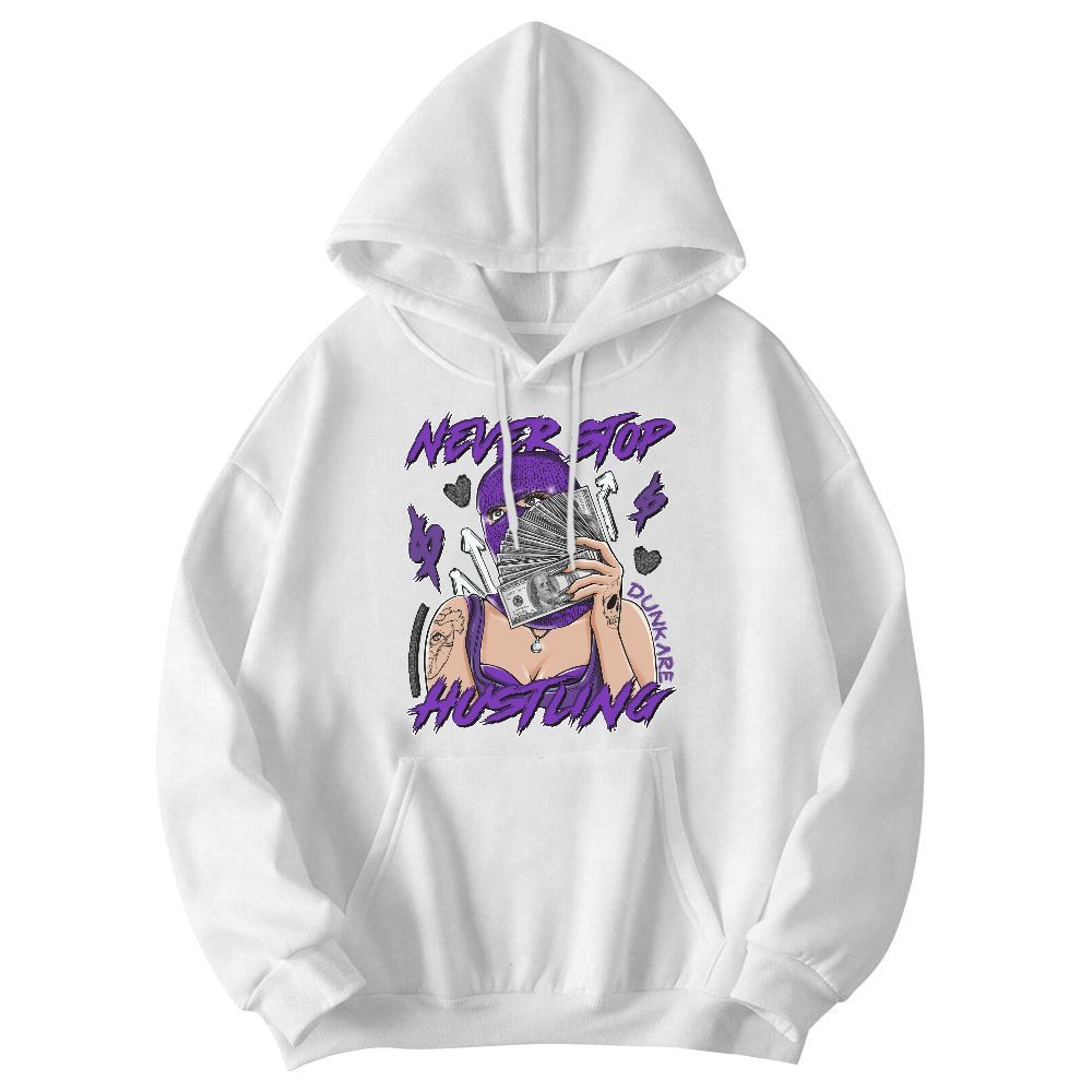 Sweatshirt To Match Retro Dark Iris 3s - Hustling Unque Graphic