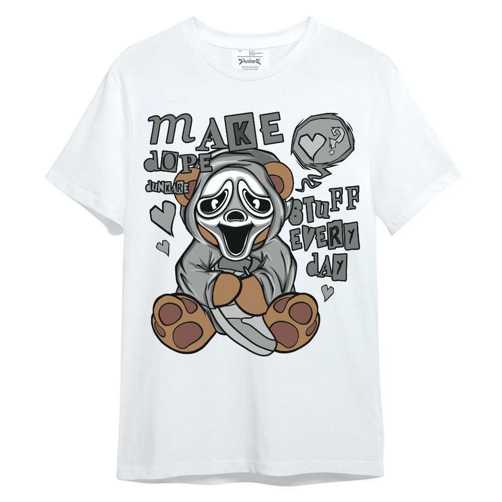 Shirt To Match Black Wolf Grey 12s - Make Dopes Bear Unisex Shirt