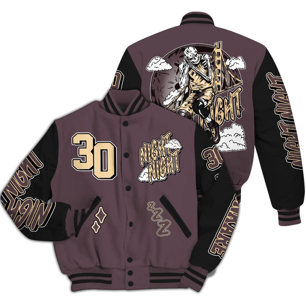 Varsity Jacket To Match AMM Black 3s - Seeya Skeleton All Over Print