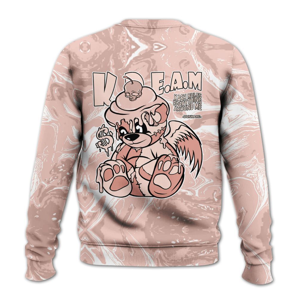 Sweatshirt To Match Low Legend Pink 11s - Loot Bear Liquid All Over Print