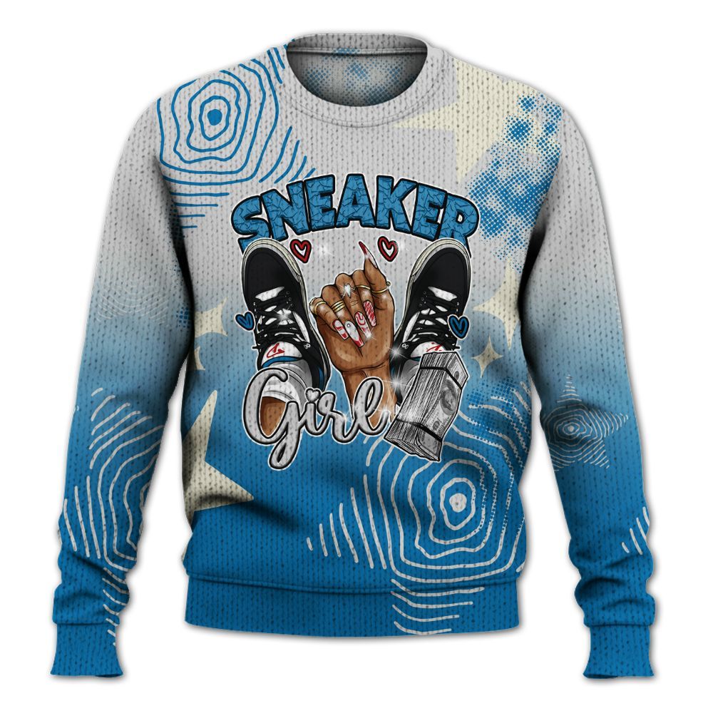 Sweater To Match Rare Air 3s - Sneakerz Girlz Unique Starz Graphic