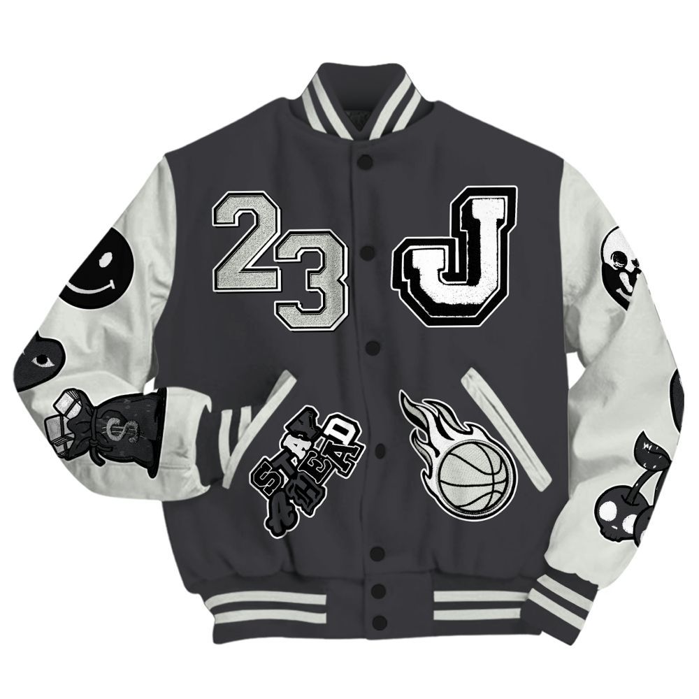 Varsity Jacket To Match Fear 4s - Hustles Money Number 23 All Over Print