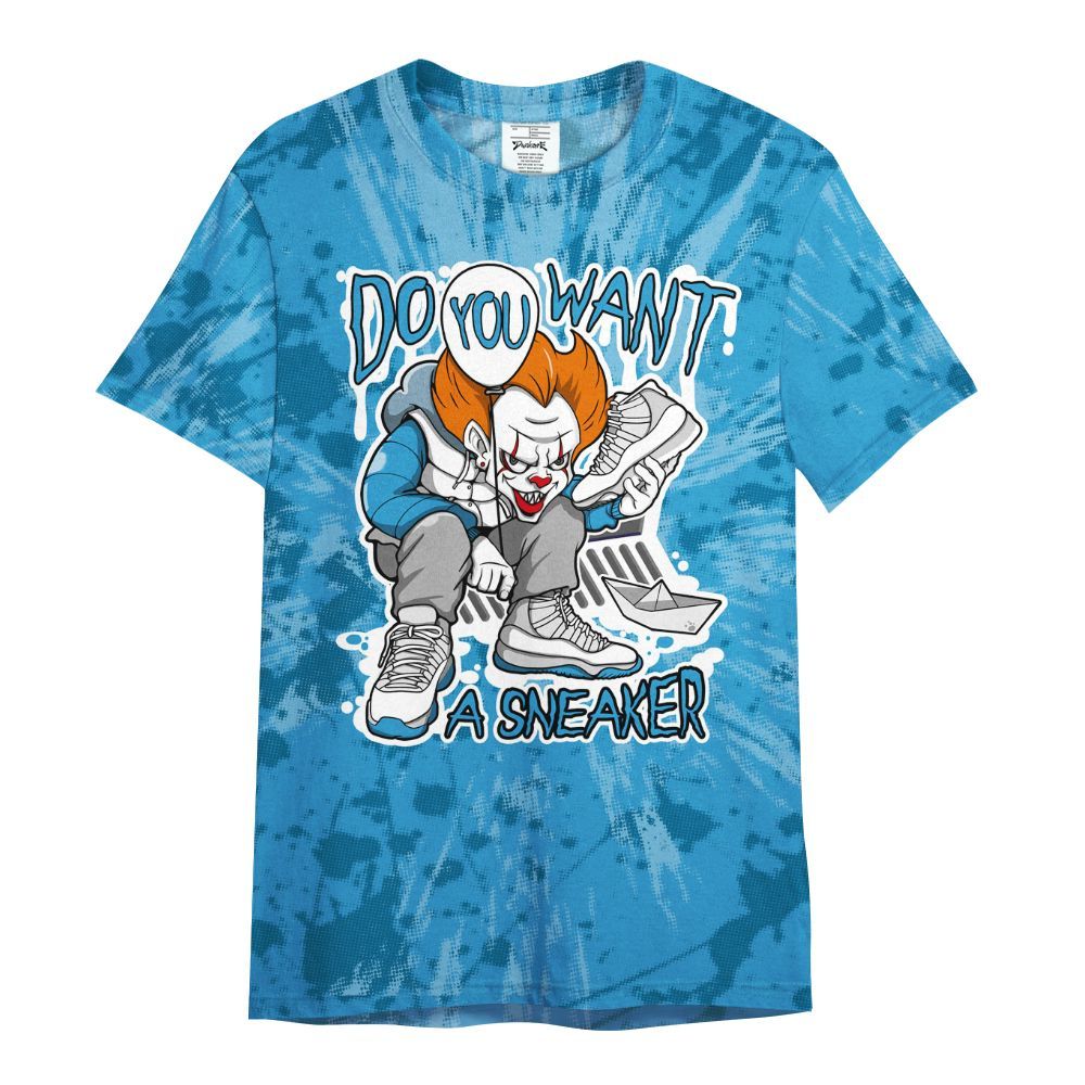 Shirt To Match Powder Blue 9s - Clown Scary Sneakers Graphic Halloween All Over Print