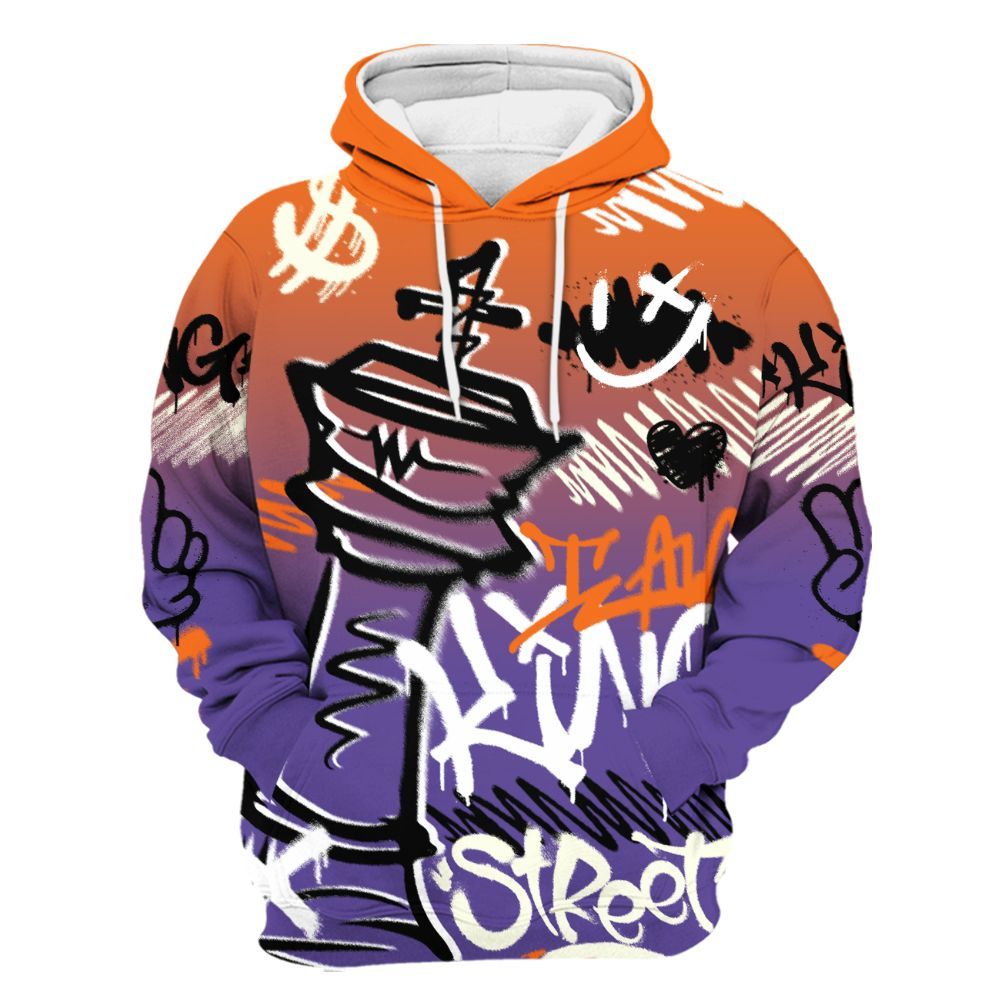 Hoodie To Match Air Max Waffle SP Voltage Purple - Street King Chess Streetwear All Over Print