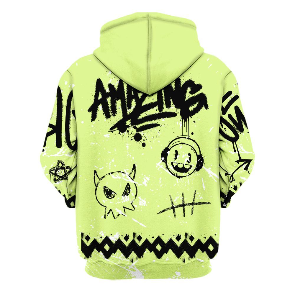Hoodie To Match Air Max SNDR Volt - Friday Sneaker Crayon All Over Print