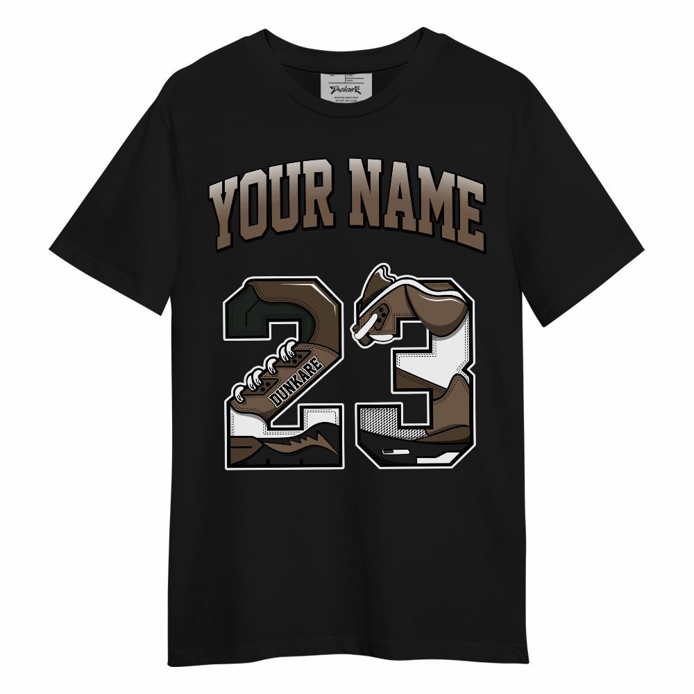 Shirt To Match Dark Mocha Jack - Custom Name Number 23 5s Unisex Shirt