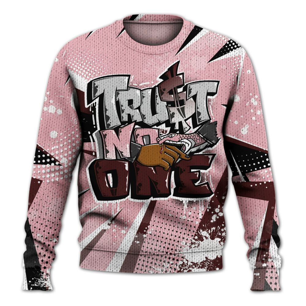 Knitted Sweater To Match Air Max 90 Neapolitan 2025 - Poly Trust No One Dripping