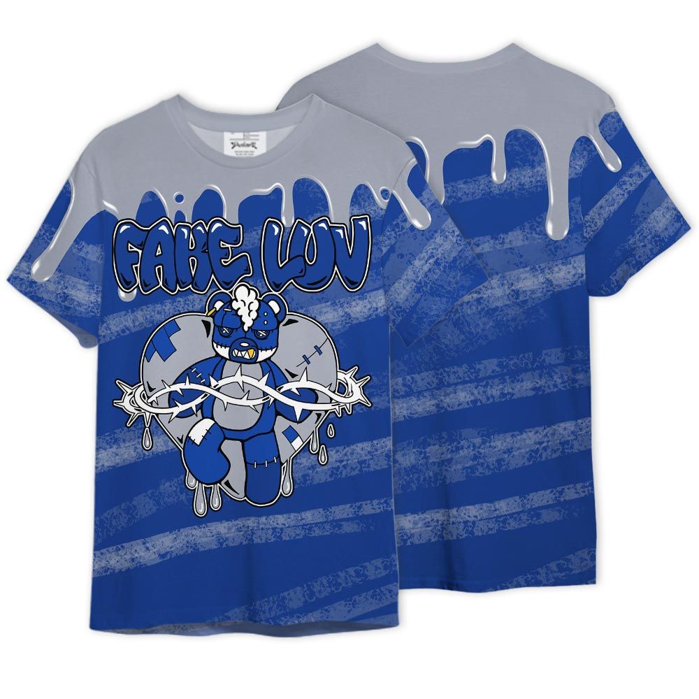 Shirt To Match Air Foamposite One Royal - False Love Graphics Shirt Unisex