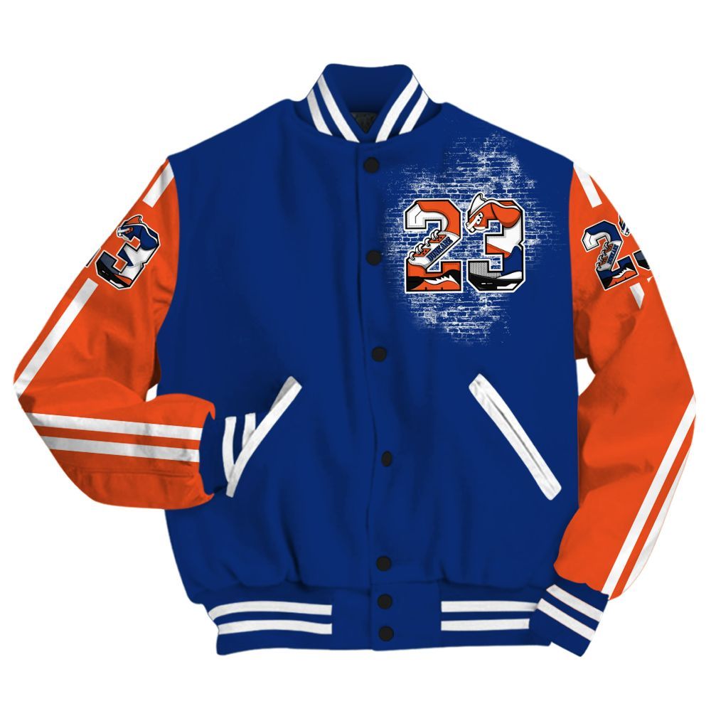 Varsity Jacket To Match Suede GS League - Custom Name Number 23 5s All Over Print
