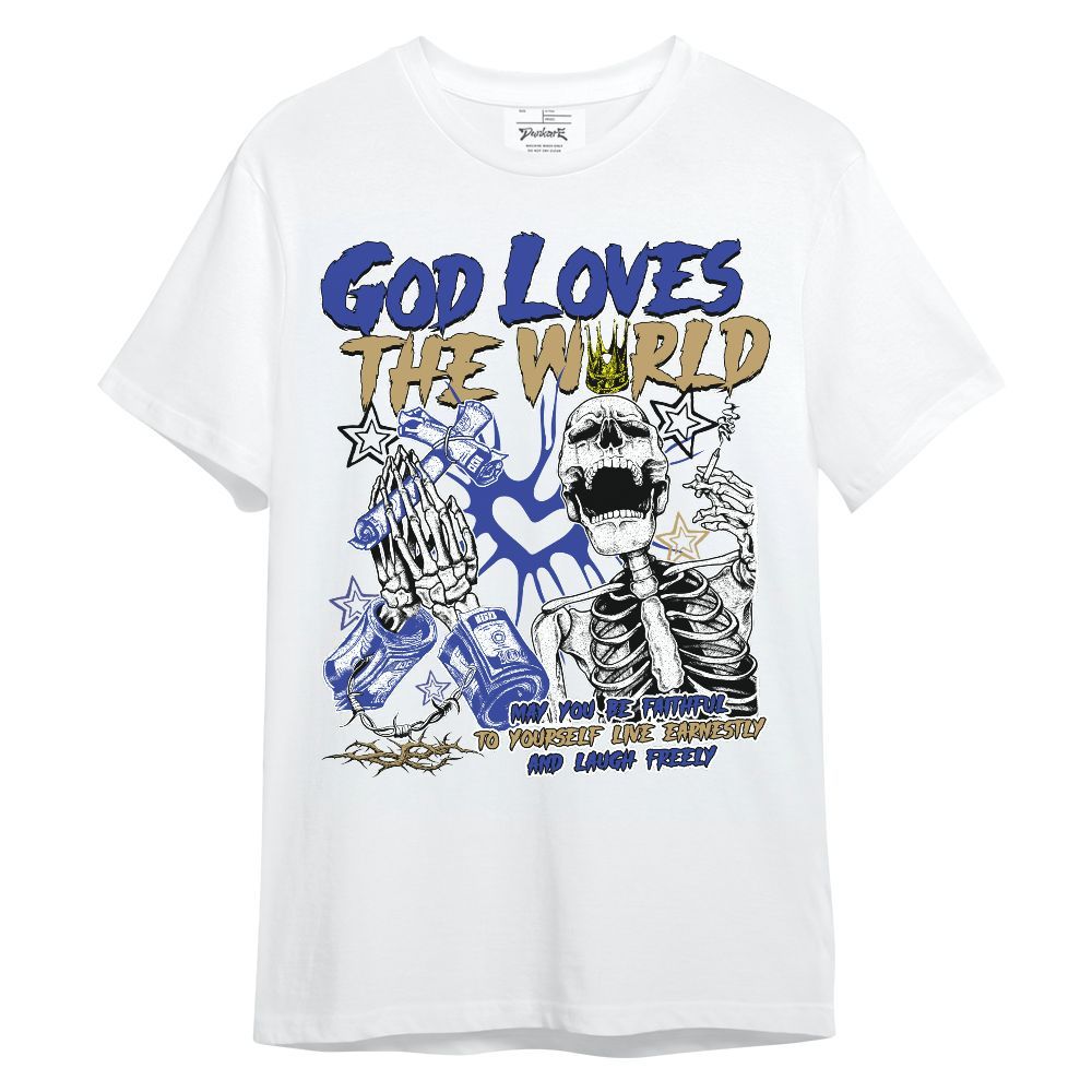 Shirt To Match Air 180 Concord - God Loves The World Unisex Shirt