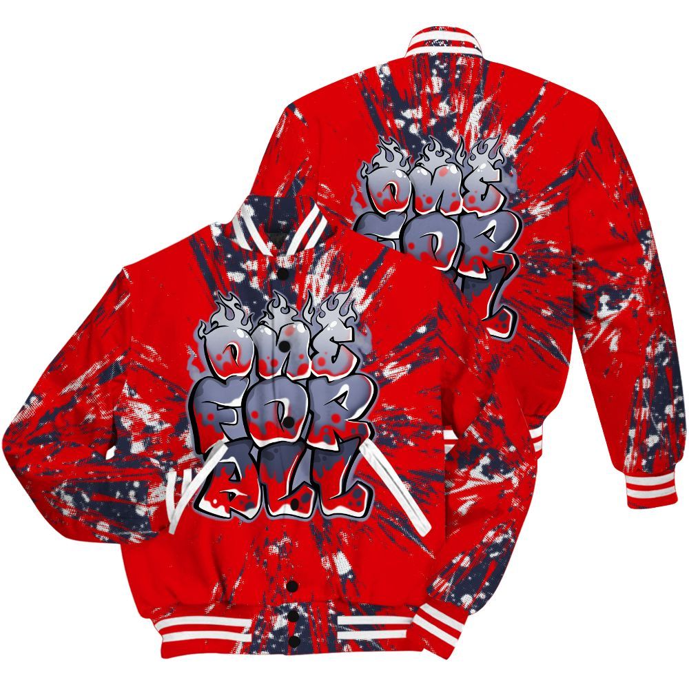 Varsity Jacket To Match Low OG Howard Bison 1s Shirt - Ones For All Graphic Luxury All Over Print