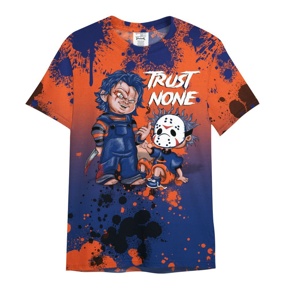 Shirt To Match Suede GS League - Trust No One Scary All Over Print