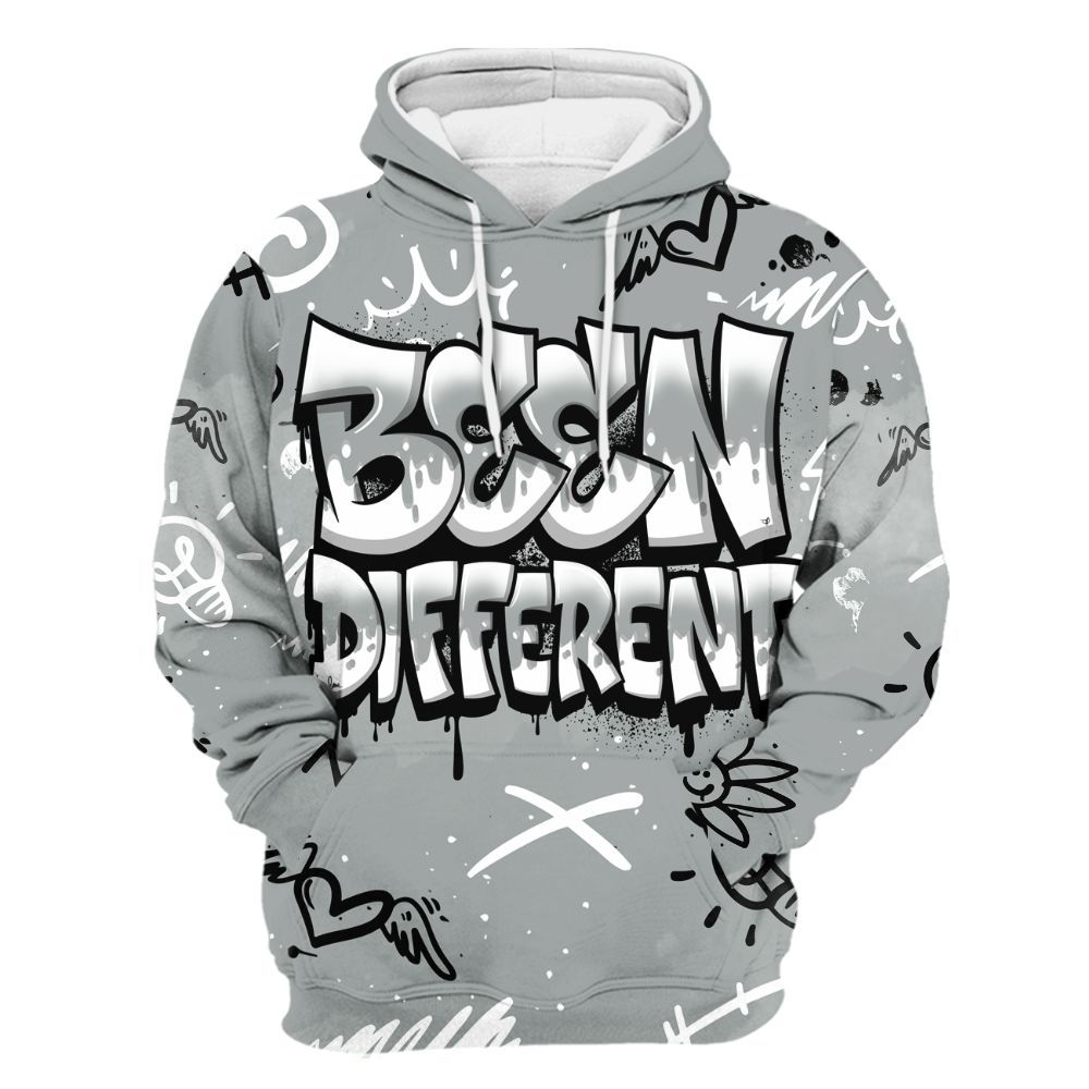 Hoodie To Match Dunk Low White Light Smoke Grey - Drip Built Di2ferent All Over Print