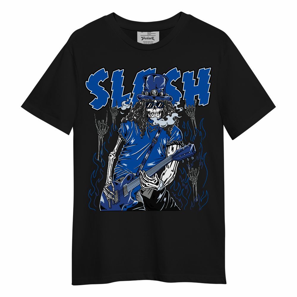 Shirt To Match Racer Blue 5s - Slash Skeleton Unisex Shirt