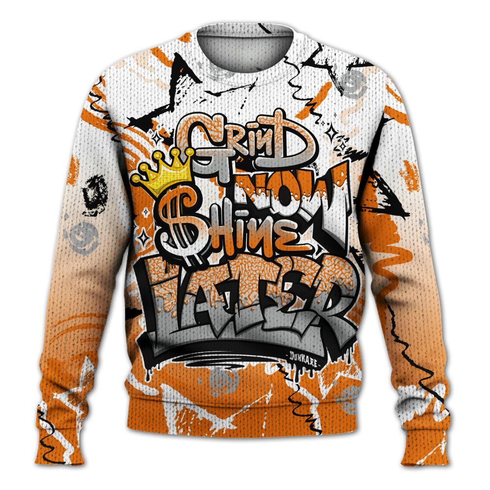 Sweater To Match Orange Citrus 3s - Orange Citrus 3s Graphic
