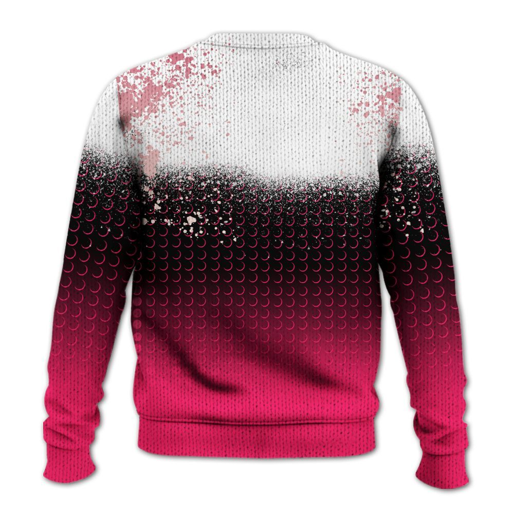 Sweater To Match A'One Hyper Pink Shirt, Halftone Time Is Money Graphic
