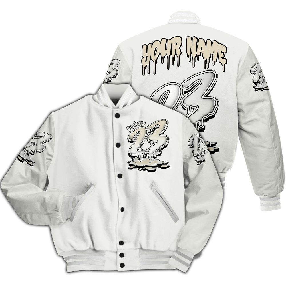 Varsity Jacket To Match Grand Finale 11s - Custom Name 23 Drip Sludges All Over Print