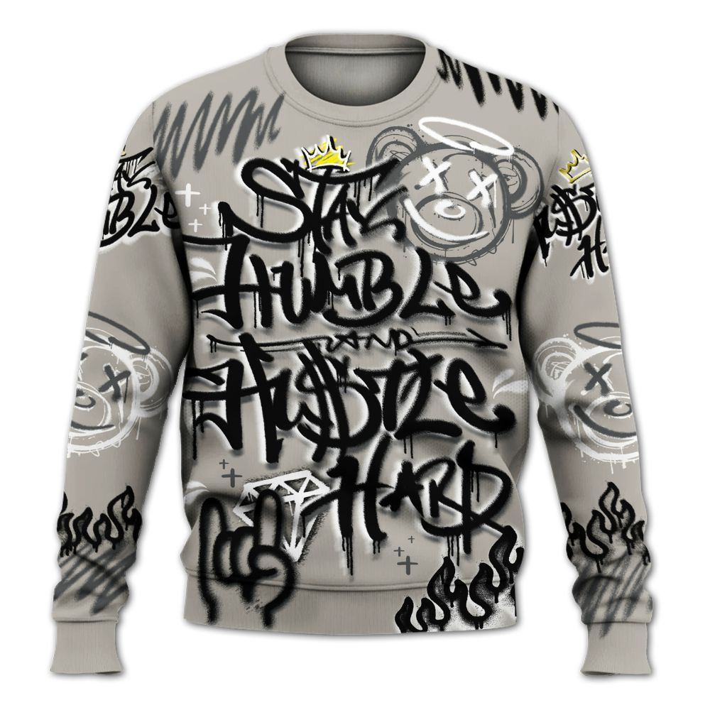 Sweatshirt To Match Dunk Low Appears Oreo - Humble Drip Streetwear Graffity All Over Print