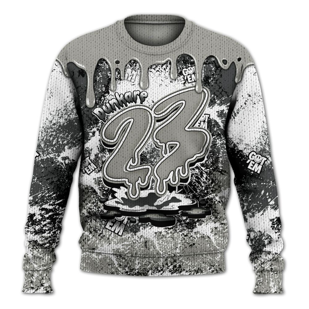 Knitted Sweater To Match High Satin Shadow 1s - Dripping 23 Drip