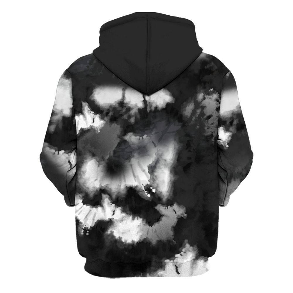 Hoodie To Match Black Cat 3s - SNEAKER Girl Money Drip Tie Dye All Over Print
