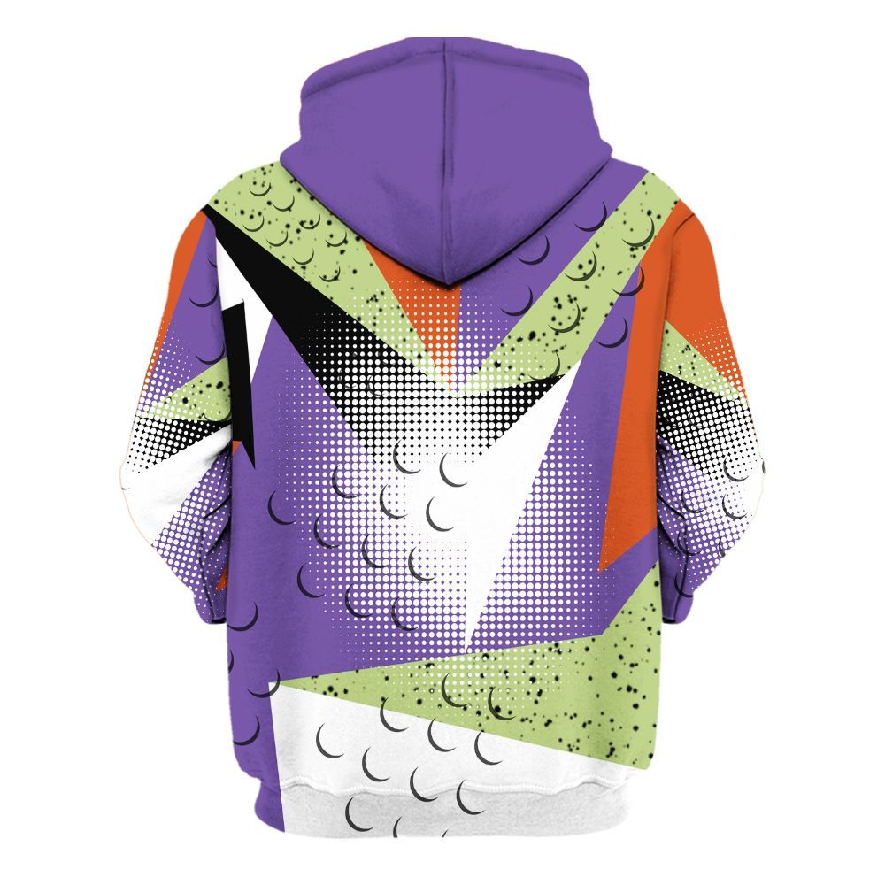 Hoodie To Match Canyon Purple 4s - Poly Custom Name Number 23 5s All Over Print