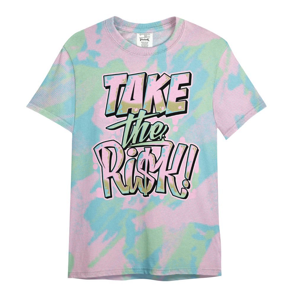 Shirt To Match SB Dunk Low Visty - Take Risks Abstract All Over Print