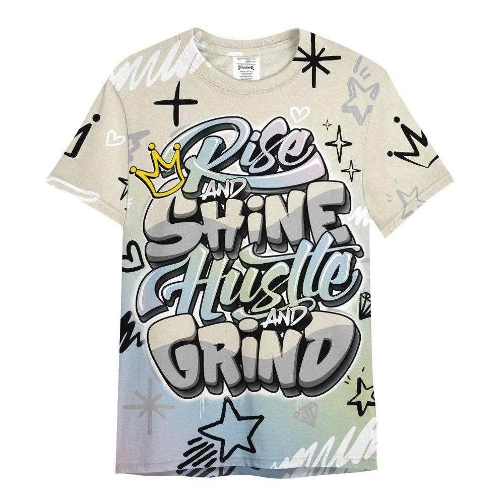 Shirt To Match Joins Year Of The Snake 5s - Rise Shine Hustle Grind All Over Print