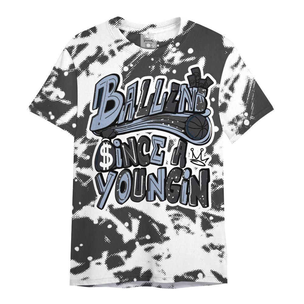 Shirt To Match Reverse Black White 6s - Ballin' Since A Youngin Abstract Shirt Unisex