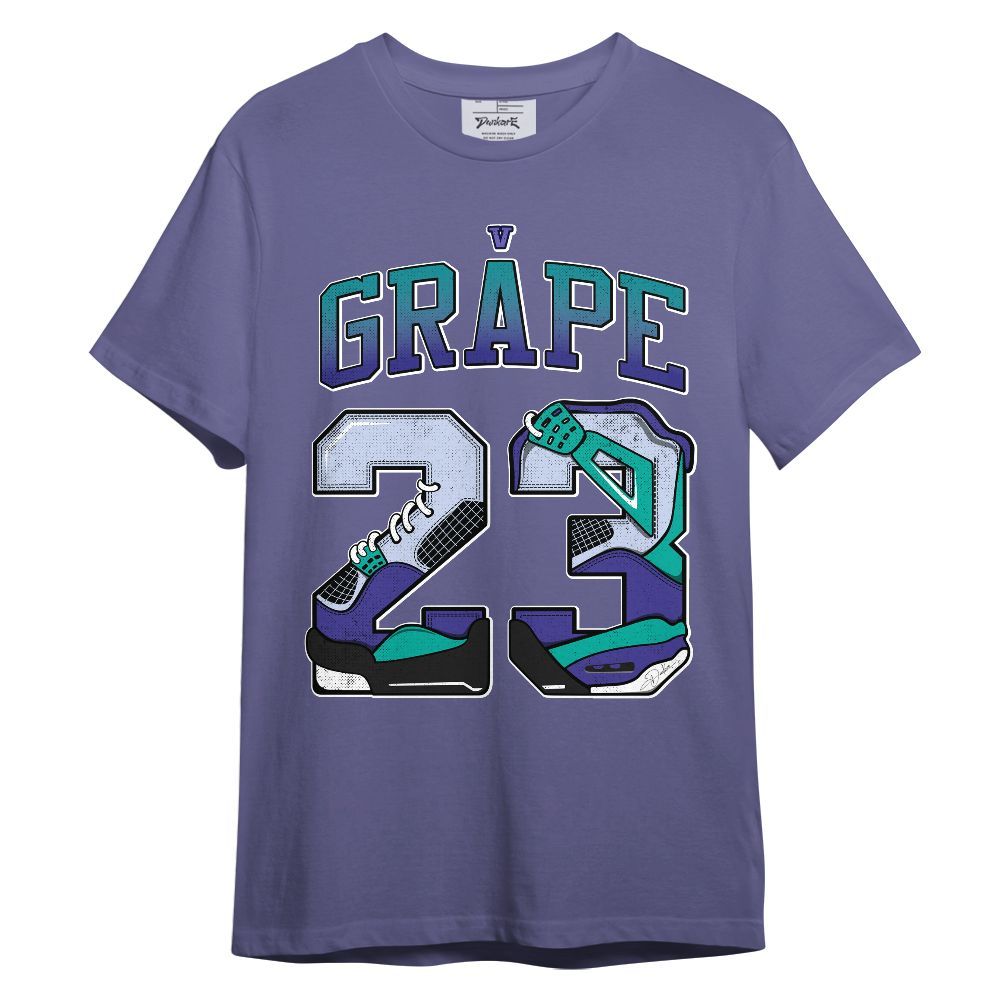 Shirt To Match Retro Grape 5s - Number 23 Dirty 4s Graphic