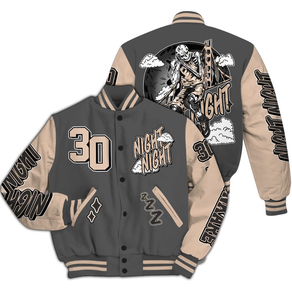 Varsity Jacket To Match Kobe 9 EM Mamba - Seeya Skeleton All Over Print